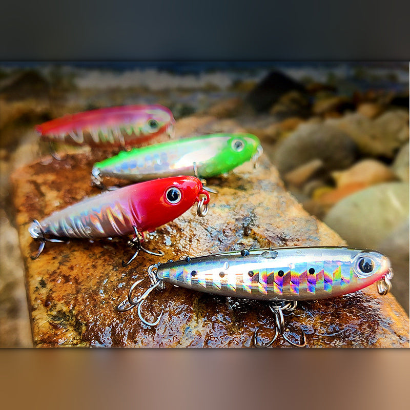 Floating Pencil Walking Topwater Lure, 2.8–6.2 g (0.1–0.22 oz)