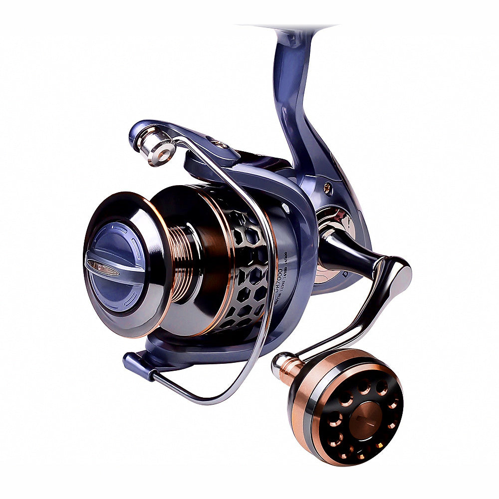 Aluminum Alloy Spinning Reel, Metal Spool, 2000-7000