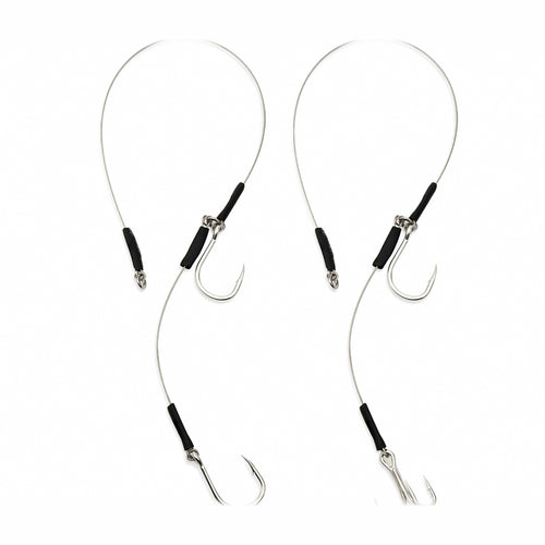 Live Bait Hook Rig for Grouper, Stainless, 1/0–13/0