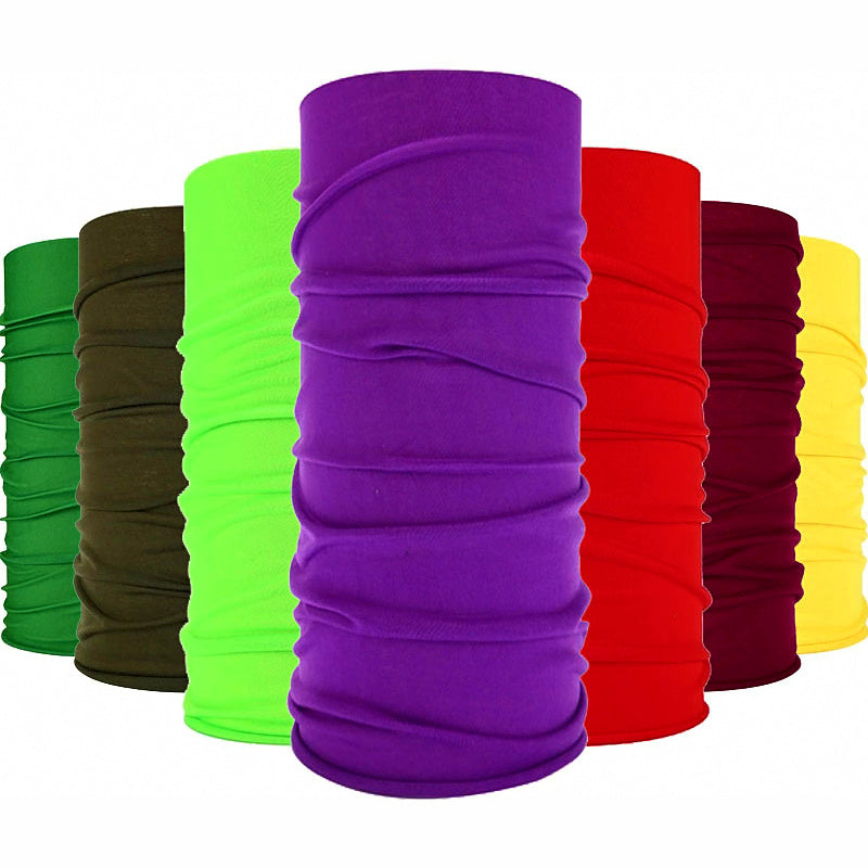 Seamless Neck Gaiter, Solid Color, 25x50 cm (9.8x19.7 in)