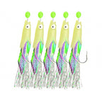 Glow Fish Head Sabiki Rig, 5 Hooks per Rig