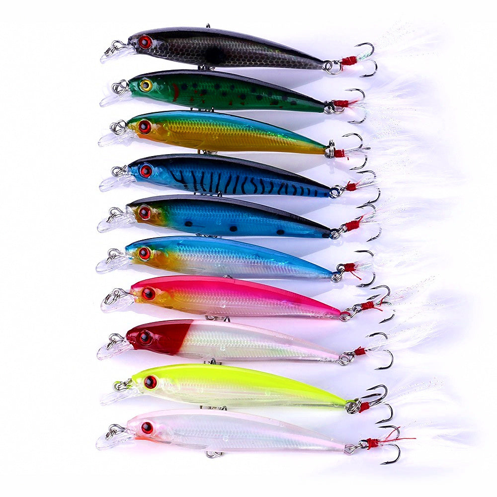 Laser Minnow Hard Bait, 9 cm (3.5 in), 7 g (0.25 oz)
