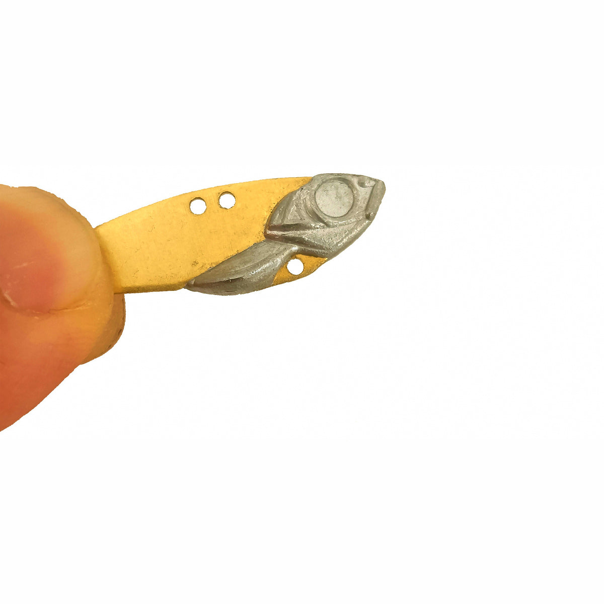 Unpainted Lead VIB Blade Bait, 4.5-15 g (0.16-0.53 oz)