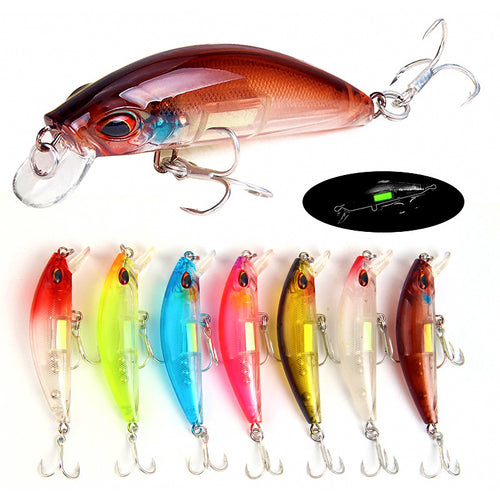 Long Cast Rattling Minnow Hard Bait, 7 cm (2.8 in), 11.4 g