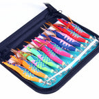 Glow Shrimp Squid Jig Set, Sizes #2.5, #3.0, #3.5