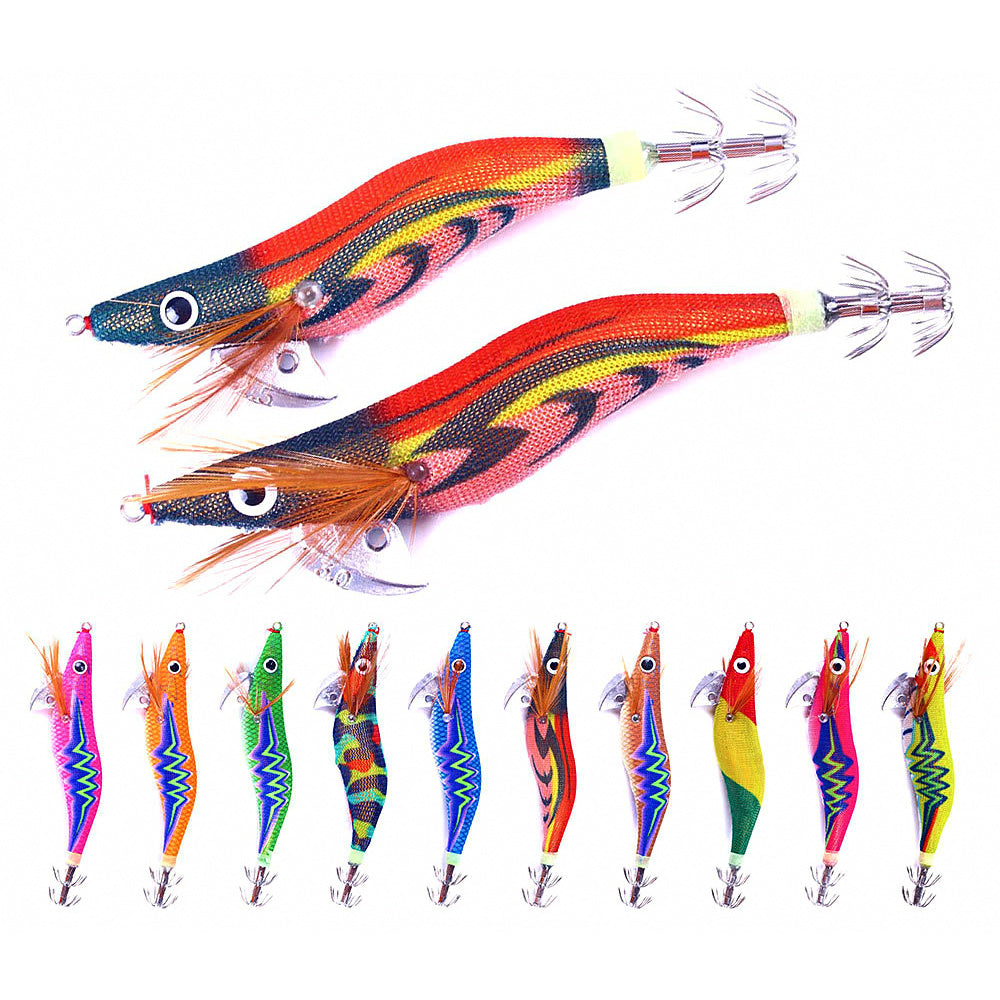 Egi Squid Jig, 2.5 & 3.0, 12.2–14.2 g (0.43–0.50 oz)