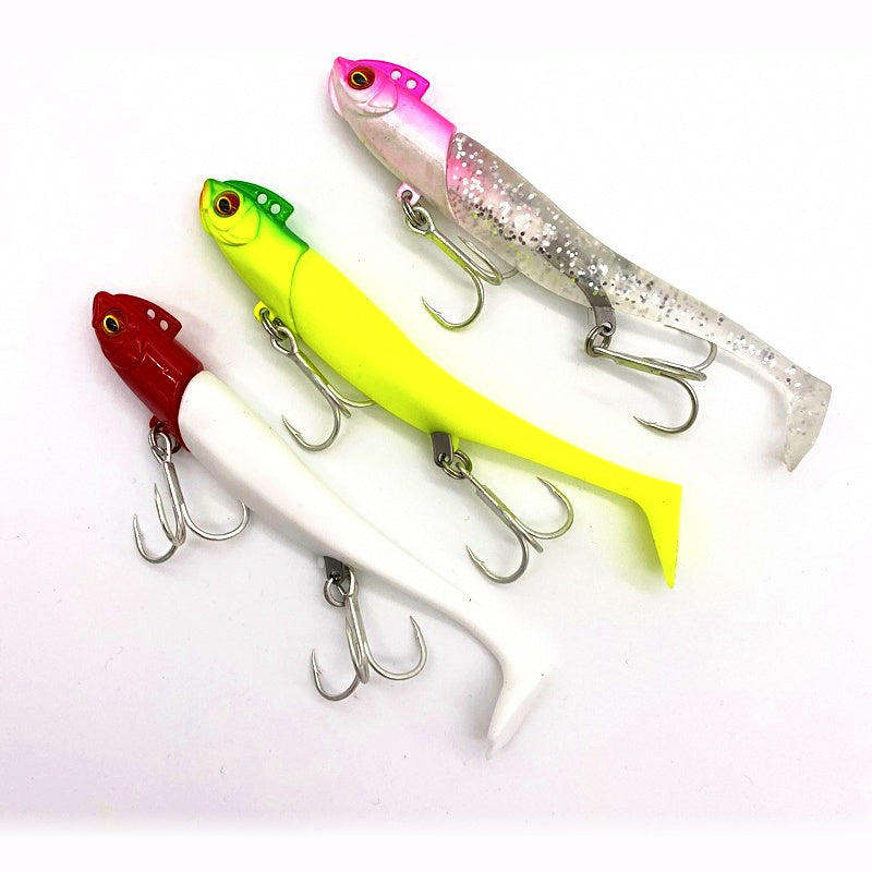 Weighted Swimbait with Treble Hook, 36–50 g (1.3–1.8 oz)