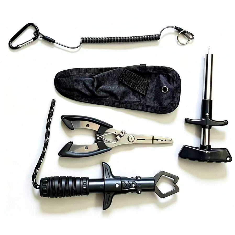 Stainless Steel Fishing Pliers Set, Split Ring & Fish Gripper