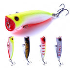 Floating Popper Topwater Lure, 5.5 cm (2.2 in), 5.5 g (0.19 oz)