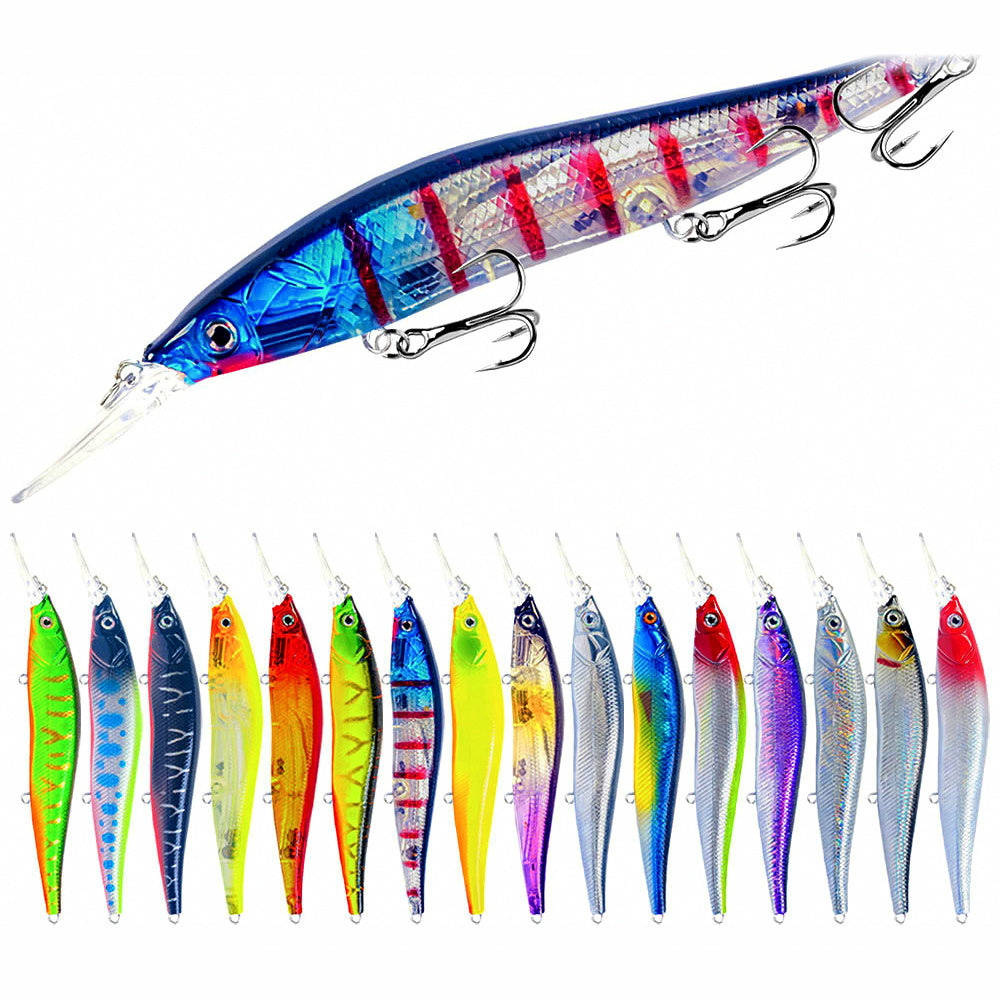 Floating Minnow Lure, 135 mm (5.3 in), 15.5 g (0.55 oz)