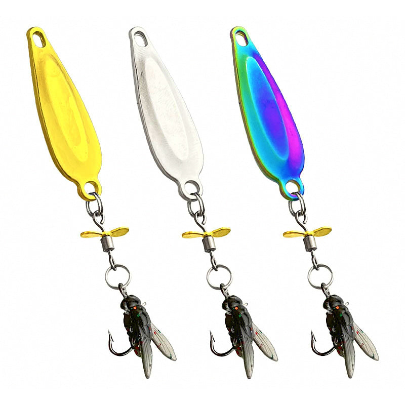Moth Spoon Lure, Blade or Hooked, 2.5–10 g (0.09–0.35 oz)