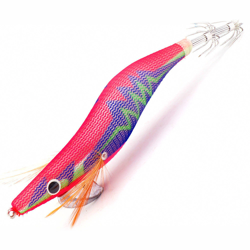 Wood Shrimp Squid Jig, 14.5 cm (5.7 in) 21 g (0.74 oz)
