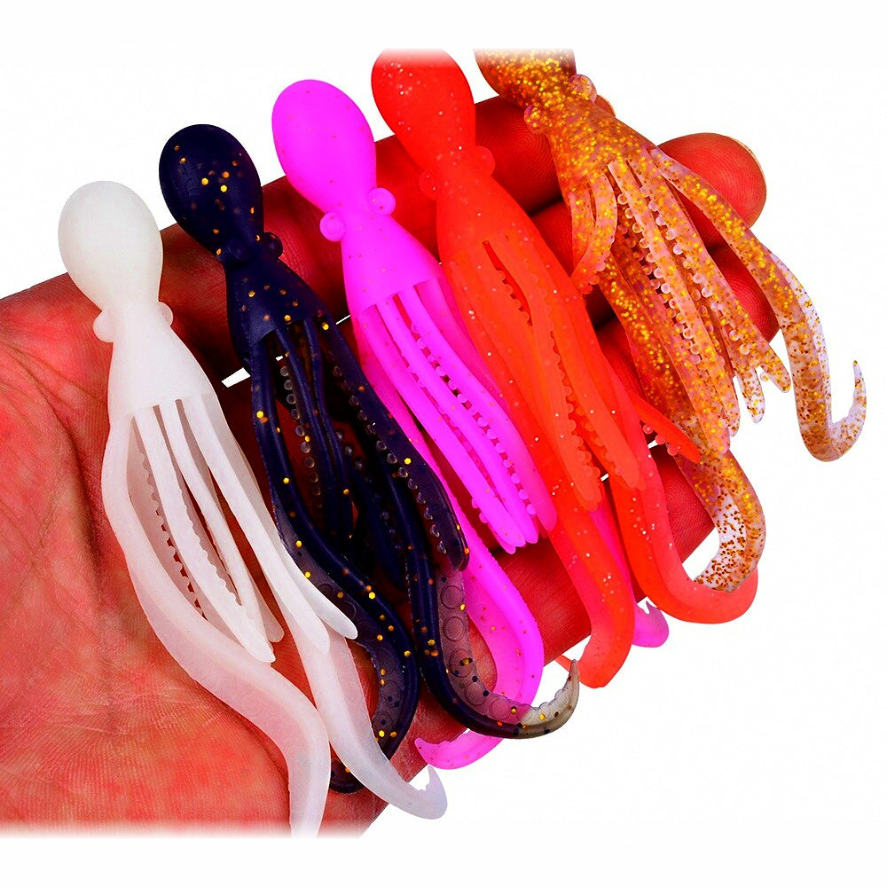Shrimp Soft Bait Lure, 4.8 g (0.17 oz), 5-Pack