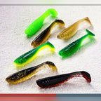 T-Tail Soft Plastic Swimbait, Paddle Tail Lure, 10 or 100 Pack