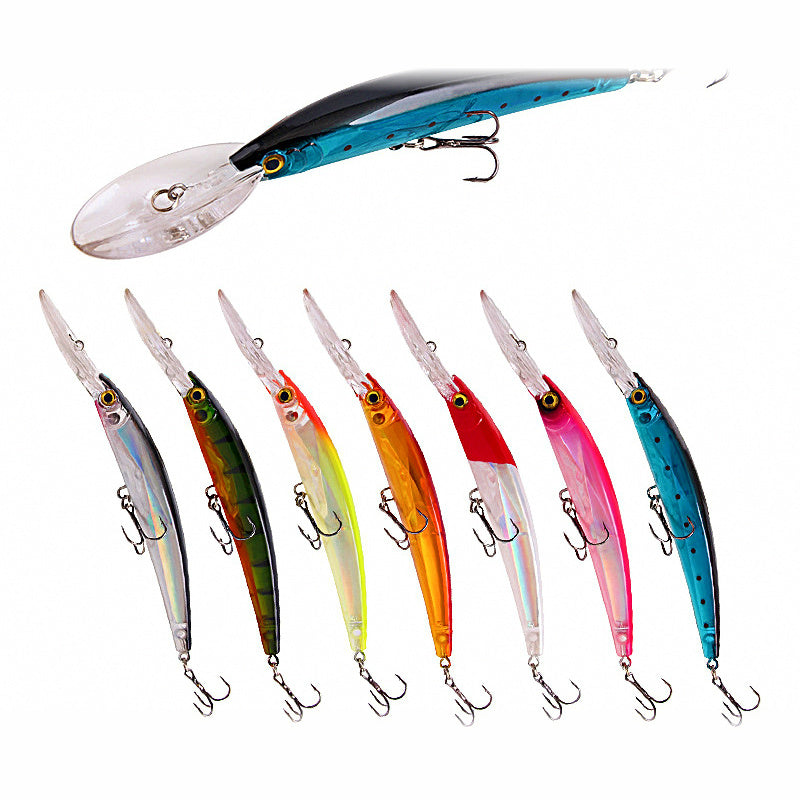 Long Lip Floating Minnow Lure, 23 g (0.8 oz), 20 cm (7.9 in)