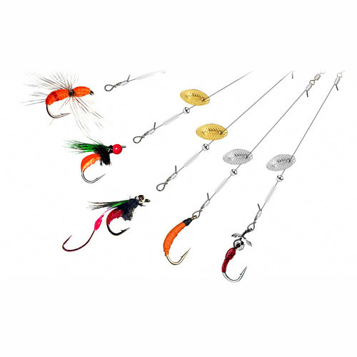Quick-Change Leader Rigs with Micro Spoon & Fly Hooks