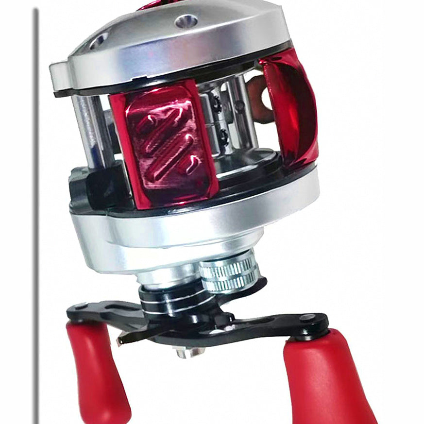Baitcasting Reel 6.3:1, 6 Bearings, Aluminum, Size 400