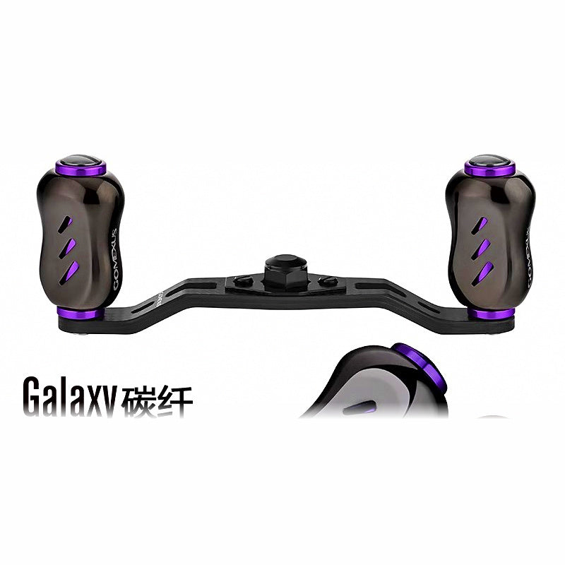Baitcasting Reel Handle, Titanium Alloy Arm, Carbon Grip Knob