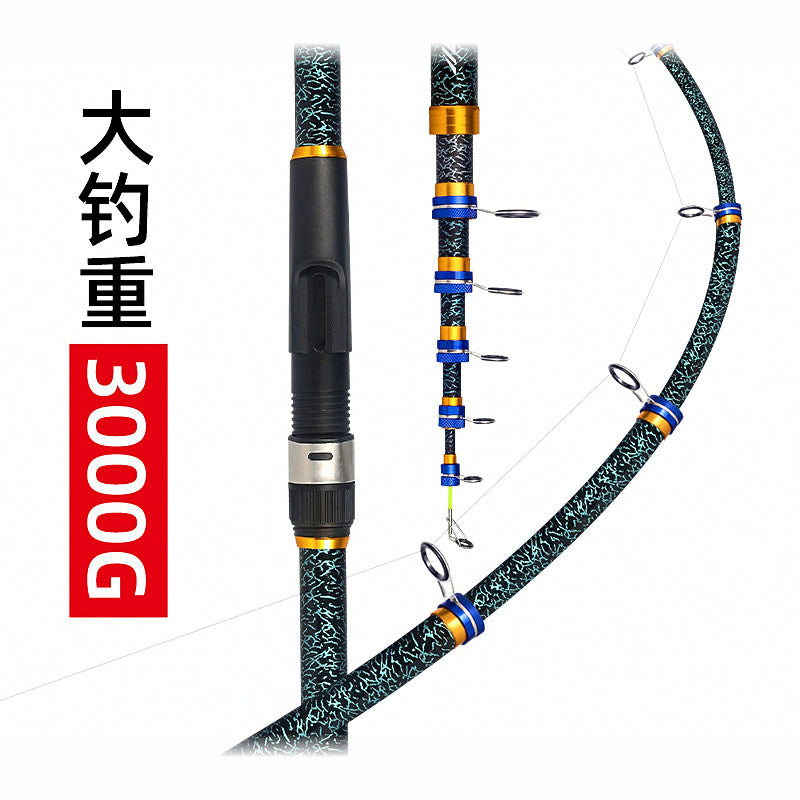 Long Cast Sea Fishing Rod, Carbon, 1.8–3.0 m (5.9–9.8 ft)