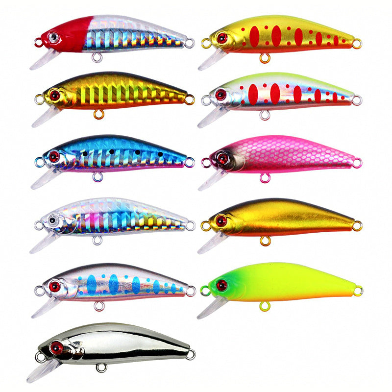 Sinking Minnow Lure, 2.6–10 g (0.09–0.35 oz), 4.3–7.5 cm