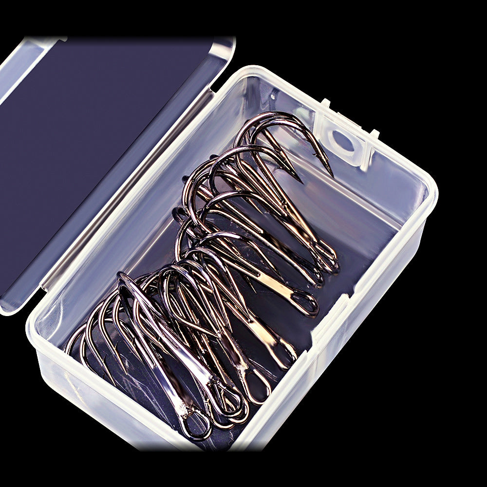 Wide Gap Offset Worm Hooks, Barbed, 10 Pack, 1/0–3/0