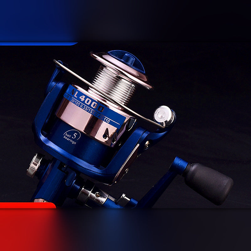 Blue Spinning Reel, NL1000–NL6000, Plastic Spool