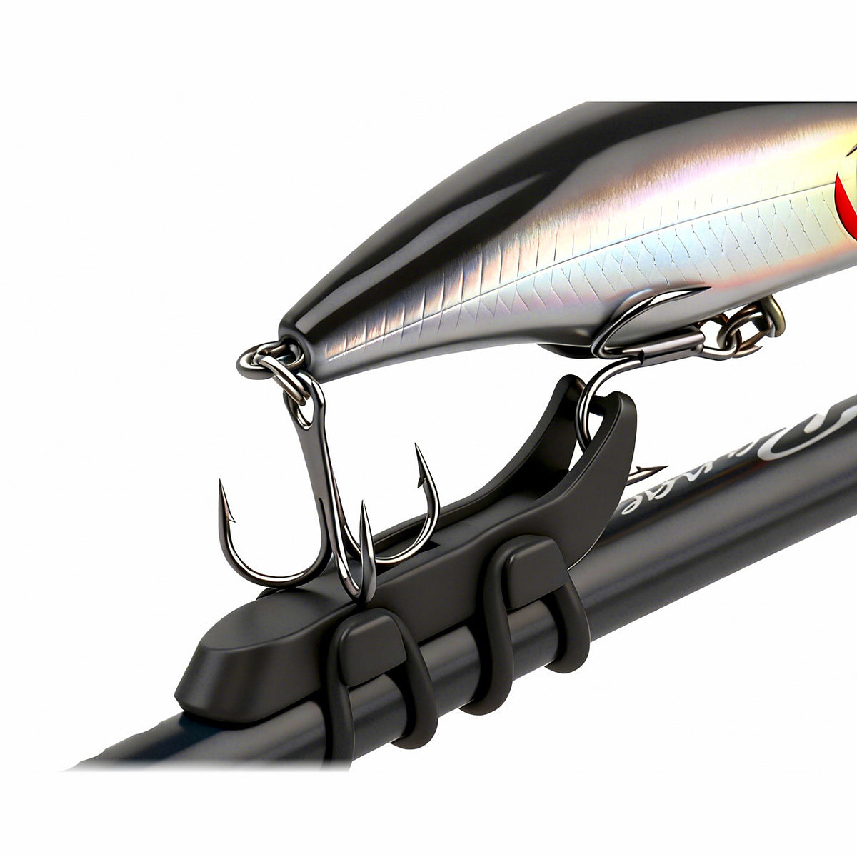 Magnetic Hook Keeper for Fishing Rods, Lure Holder, 2 or 10 Pack