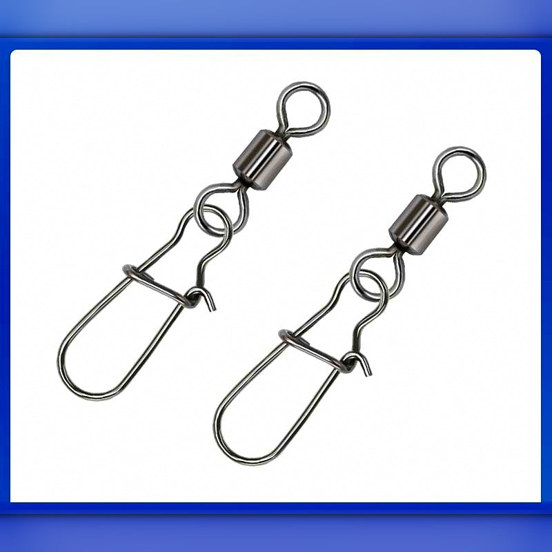 Snap Swivel with Interlock Snap, Pack of 20-50, Sizes 2-14