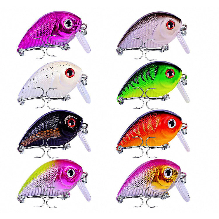 Compact Minnow Hard Bait, 4.5 cm (1.8 in), 7.2 g (0.25 oz)
