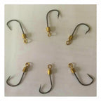 Iseni-Style Eyed Fishing Hooks, 10-Pack, Sizes 3–15