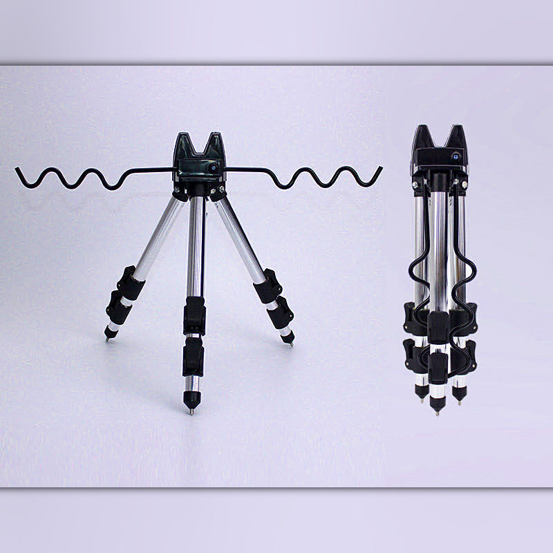 Telescoping Aluminum Tripod Rod Holder, Shore & Raft Fishing