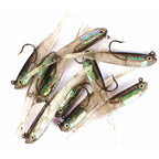 Rigged Soft Plastic Fish & Shrimp Lures, Jig Head, Glow