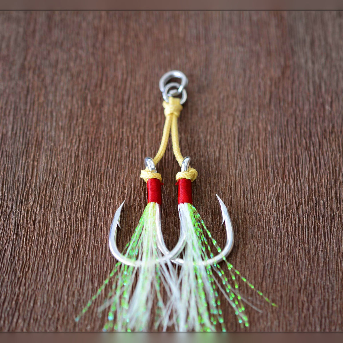 Double Assist Hooks for Jigs, Sizes 1/0–5/0