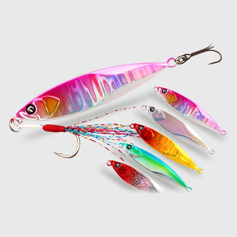 Long-Cast Lure, 10–40 g (0.35–1.4 oz), Unrigged or Double Hook