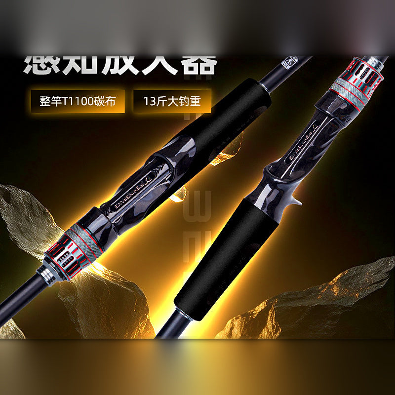 Extra Fast 2-Piece Carbon Lure Rod, 1.98–2.04 m (6 ft 6 in–6 ft 8 in)