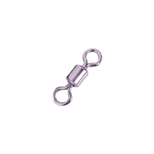 Black Fishing Swivels with Snap, 50-Pack, Sizes 14 to 4/0