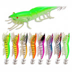 Wooden Shrimp Squid Jig, 11.7 cm (4.6 in), 20.5 g (0.72 oz)