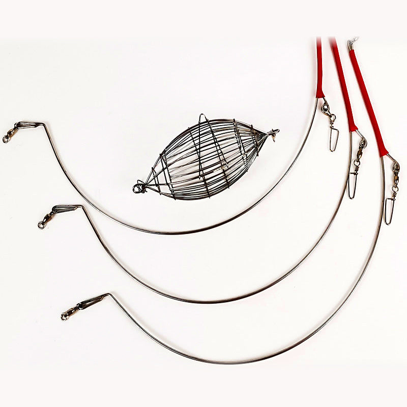 Curved Single-Arm Wire Boom, Bottom Rig Arm & Chum Cage