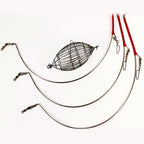 Curved Single-Arm Wire Boom, Bottom Rig Arm & Chum Cage