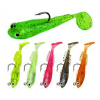 Lead Fish Lure with T-Tail, 6 cm / 7 g (0.25 oz), Single Hook