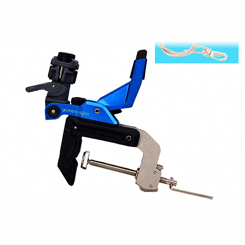 Boat Rod Holder with Safety Lanyard, Small Boat Style