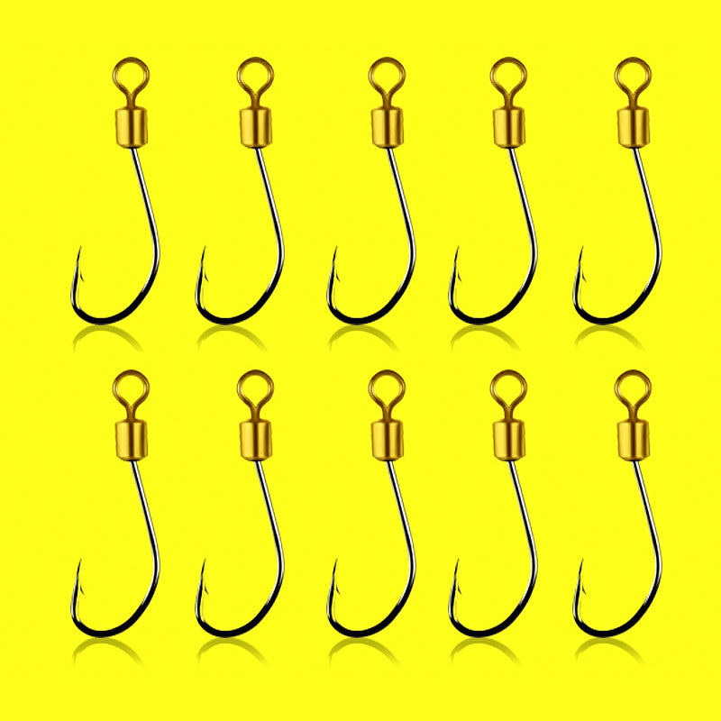 Swivel Fishing Hooks, Maruse and Iseni Patterns, Sizes 3–24