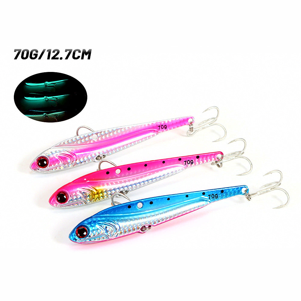 VIB Metal Casting Jig with Hook, 70 g (2.5 oz), 12.7 cm