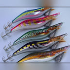Wood Shrimp Squid Jig, No. 3.0, Luminous Squid Hook