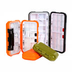 Waterproof Double-Sided Tackle Box, Small, Medium or Large