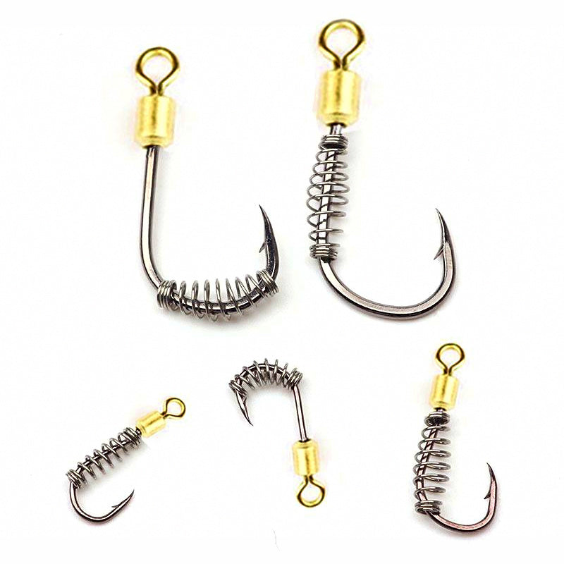 Iseni Swivel Hooks, Sizes 3–16, 5 or 10 Pack