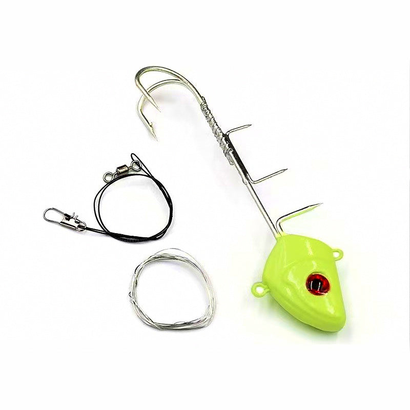 Glow Lead Jig Head Hook, 7–225 g (0.25–8 oz)
