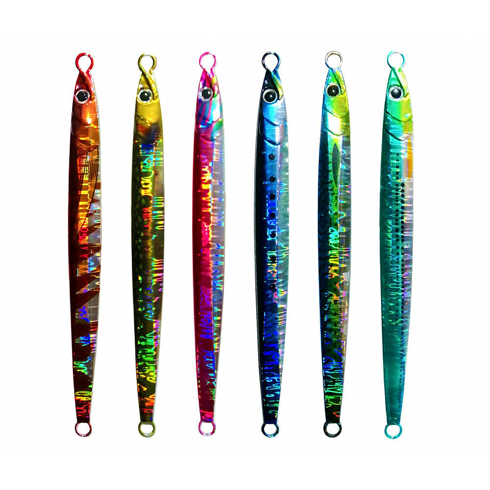 Fast-Sinking Metal Jig, Glow UV, 60–180 g (2.1–6.3 oz)