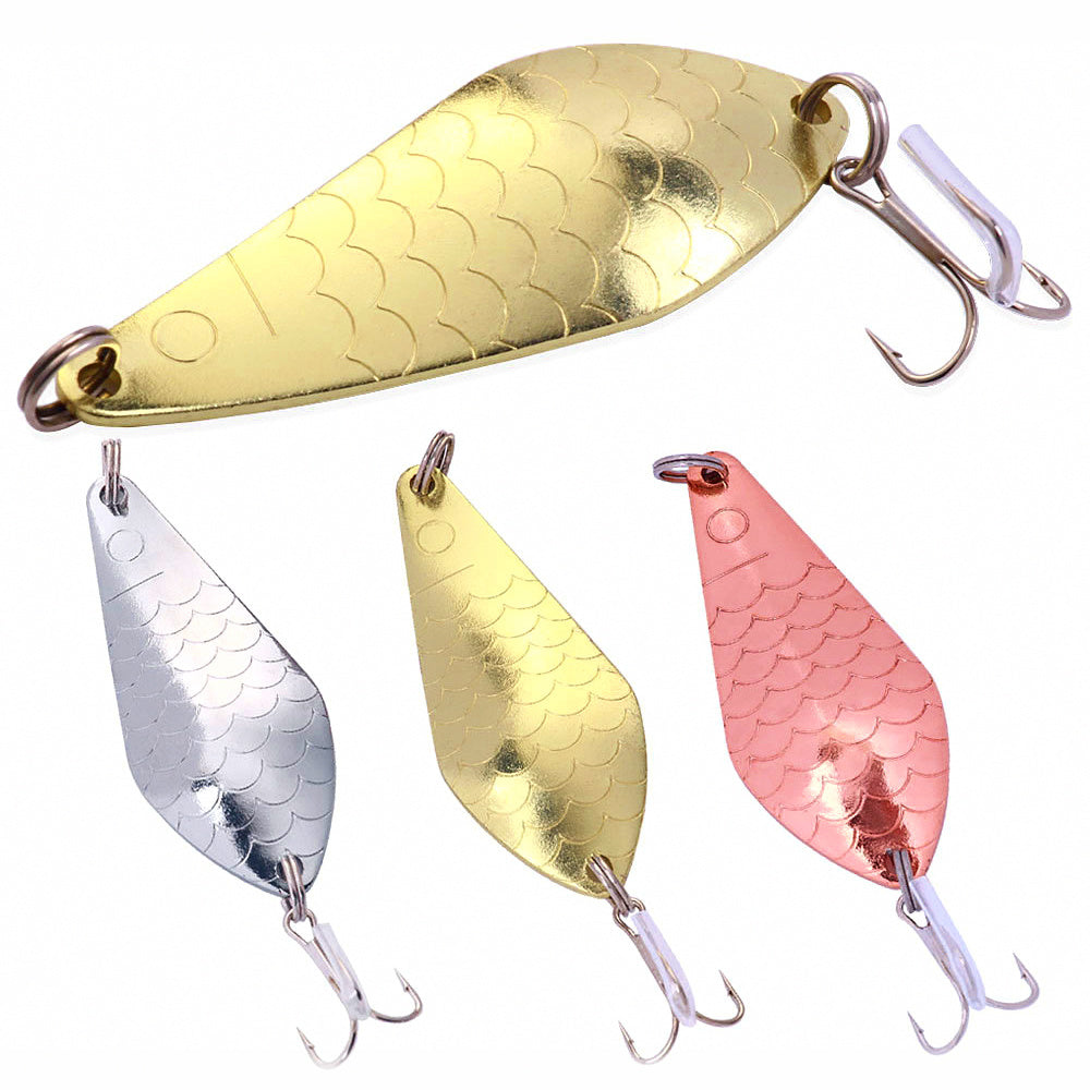 Casting Spoon Lure, 20 g (0.7 oz), 7 cm, Treble Hook