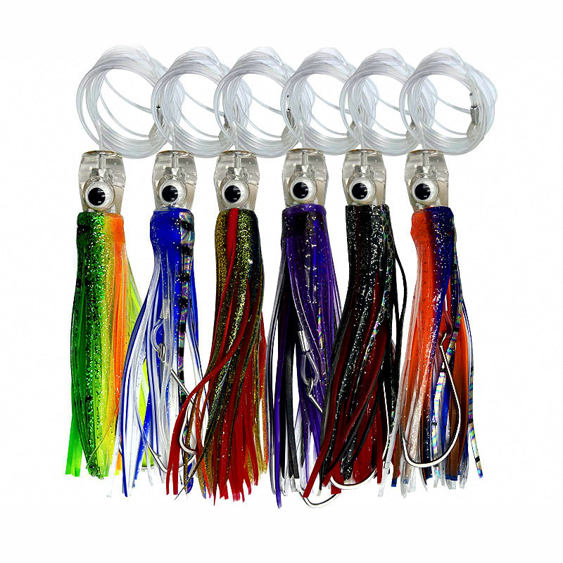 Rigged Soft Squid Octopus Trolling Lure, 16 cm / 25 cm
